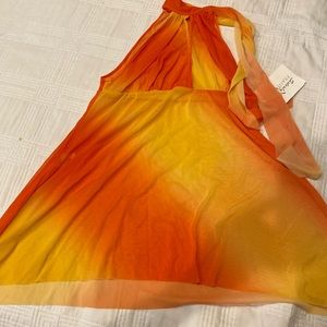 SisterlyGrace Praise Wear sunshine chiffon-like sleeveless blouse MC (OL)